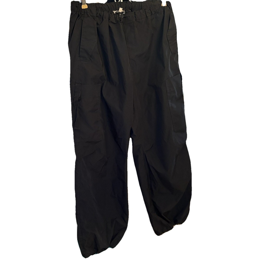 Love Tree Women's Cargo Pants Large Utility Drawstring Pockets Y2K Casual - Picture 3 of 5